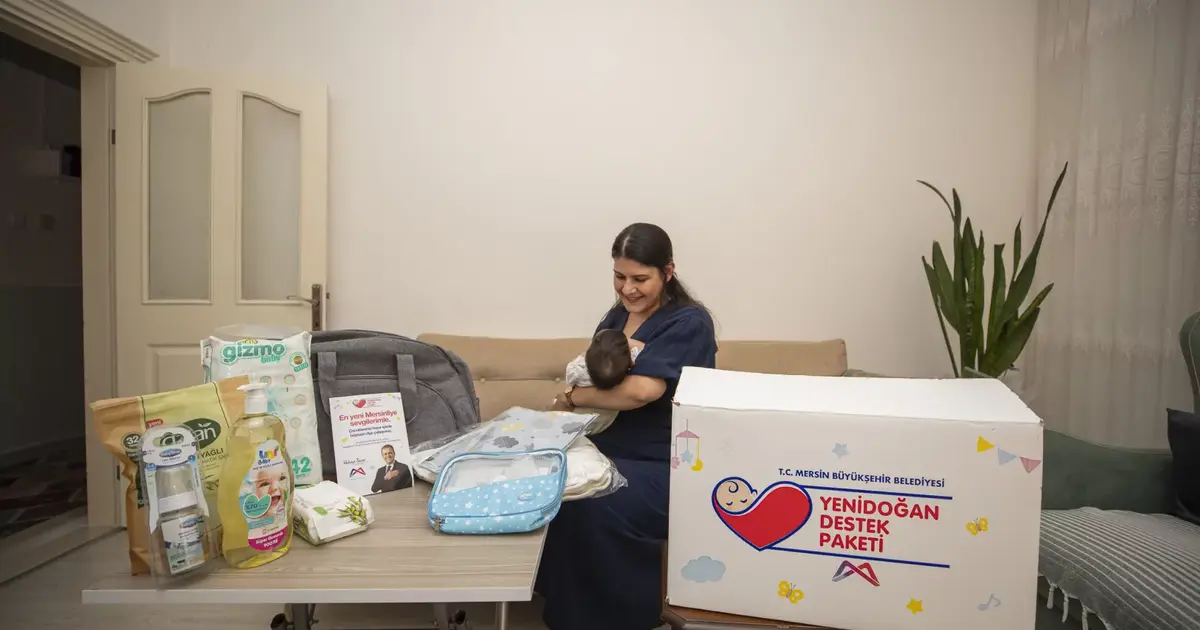 Mersin’de Hoş Geldin Bebek projesiyle ailelere destek