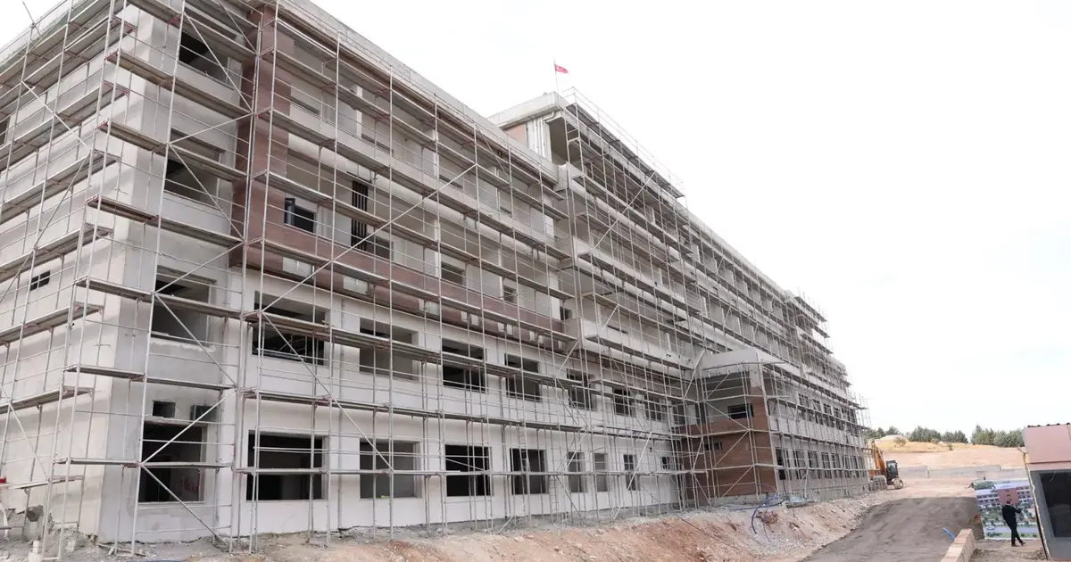 Gaziantep'te yapımı süren Yaş Bakım ve Rehabilitasyon Merkezi’ne ziyaret