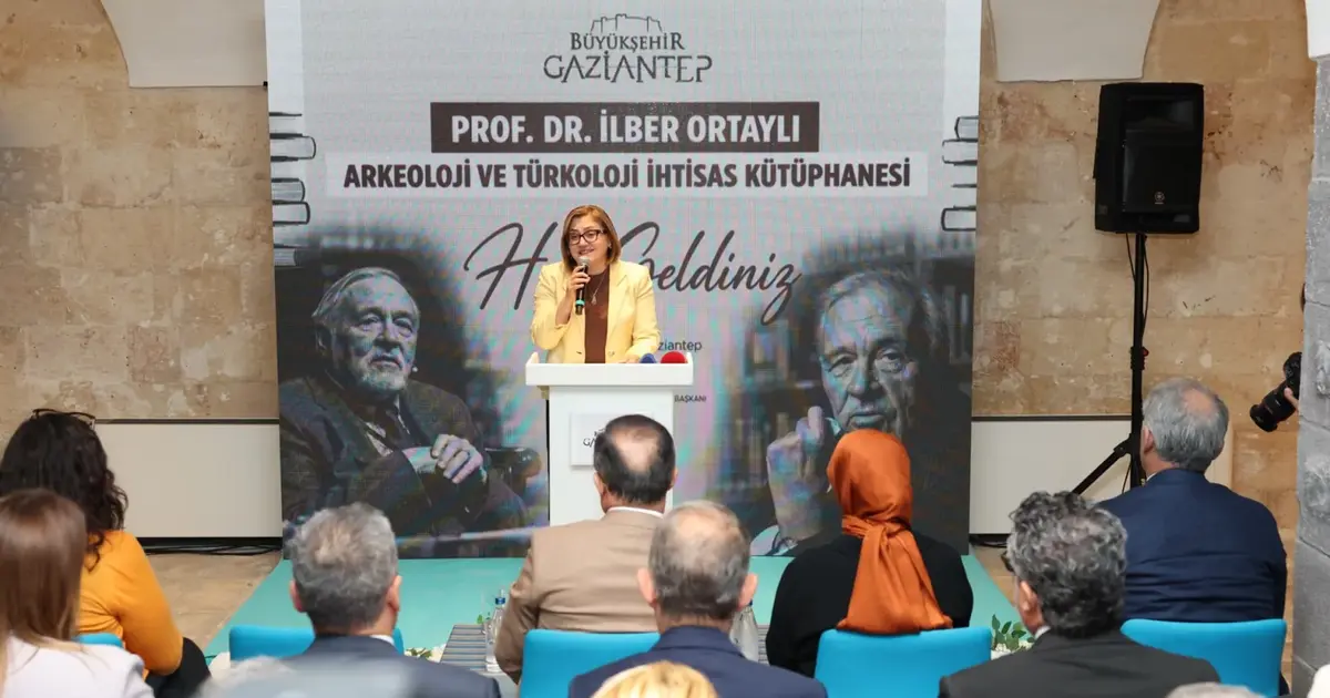 Gaziantep’te İlber Ortaylı Kütüphanesi açıldı