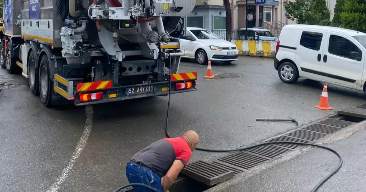 Ordu’da menfez ve boru temizliği