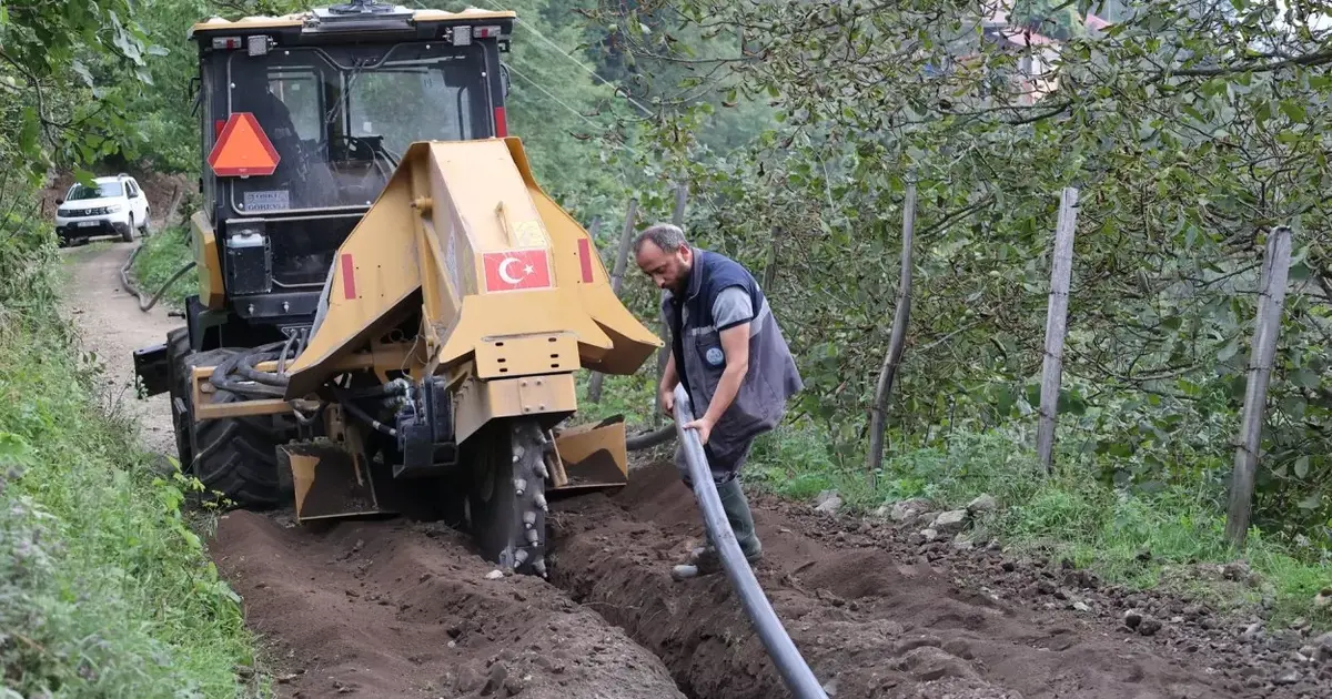 Ordu’da Güvenyurt’a içme suyu hattı - Gündem Haberleri