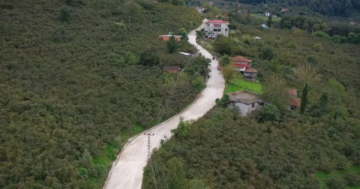 Ordu'da Ünye Çatak’ın yolu yenileniyor