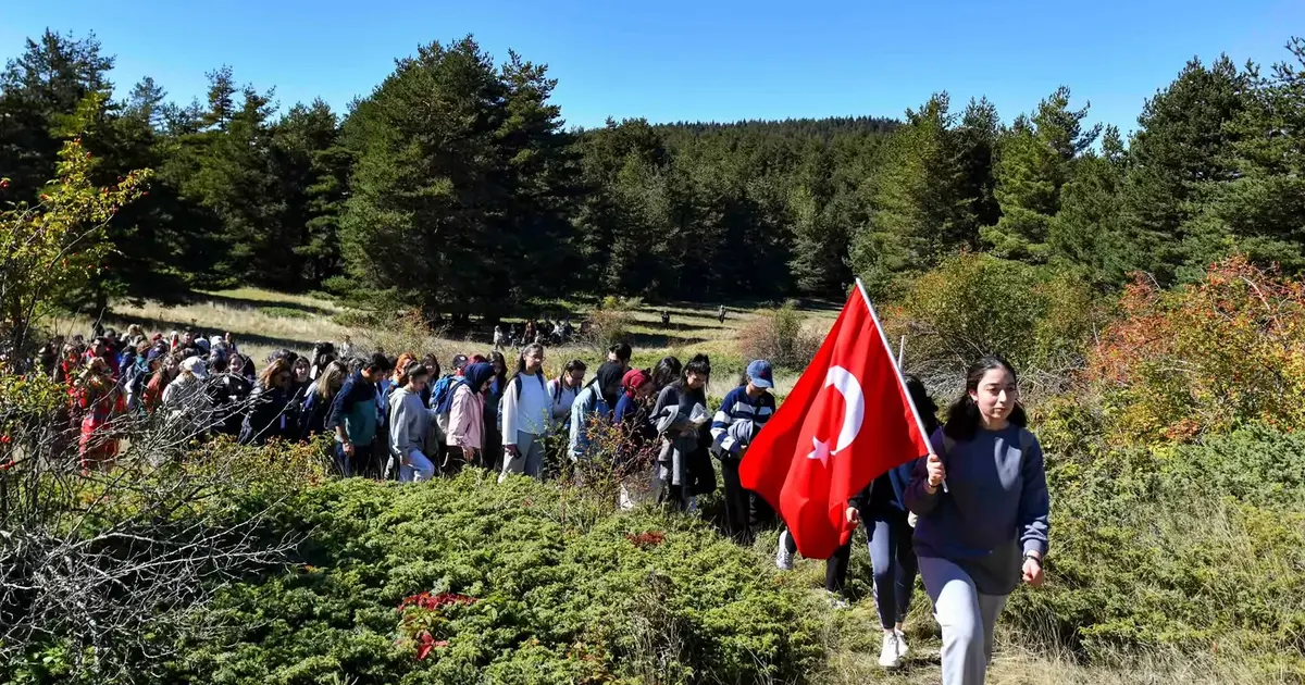 Ankara'da üniversiteli gençlere doğa molası