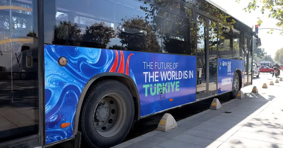 Sakarya Büyükşehir otobüslerinde COP31 mesajı
