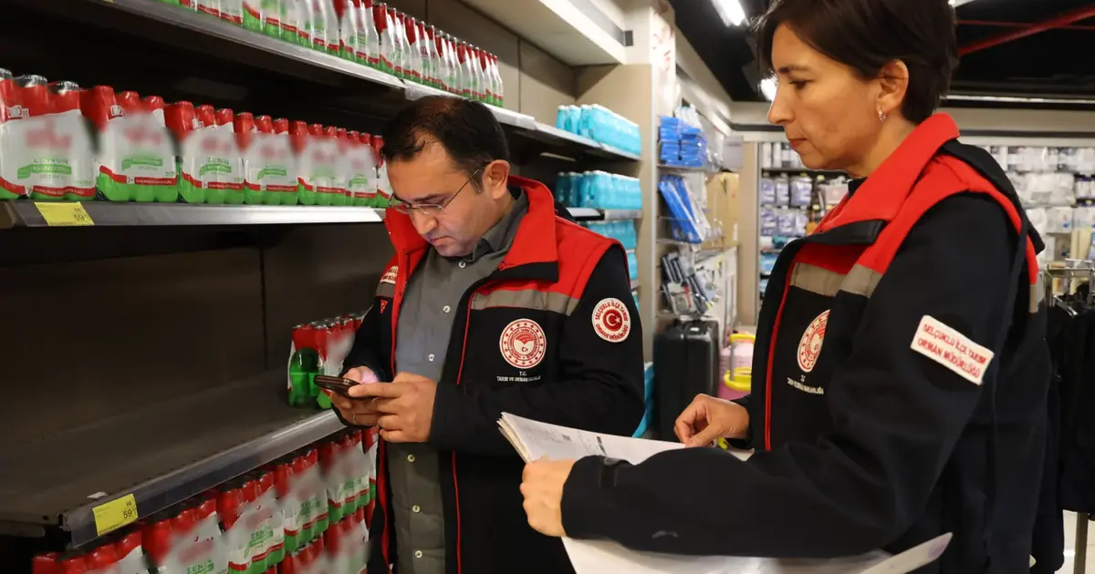 Konya Selçuklu'da market denetimleri sürüyor