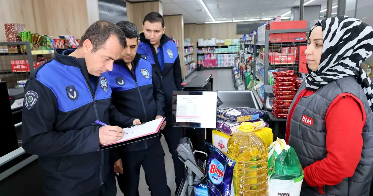 Konya Karatay’da market ve okul kantinlerine sıkı denetim