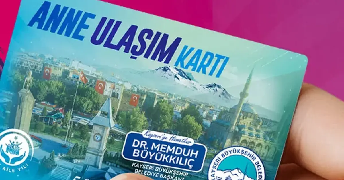 Kayseri Büyükşehir'in Anne Ulaşım Kartı'na yoğun ilgi