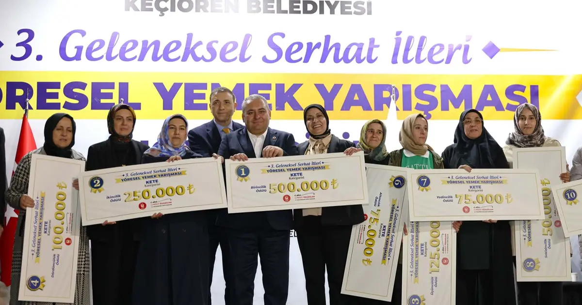 Keçiören’de yöresel lezzetler yarıştı, ödüller sahiplerini buldu