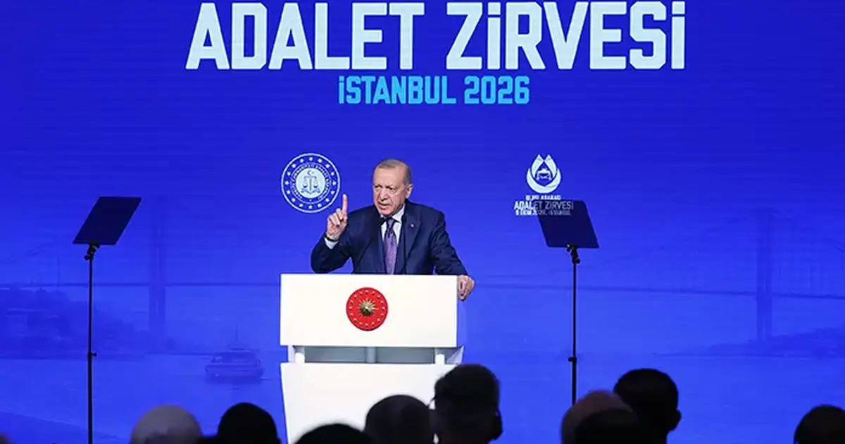 Cumhurbaşkanı Erdoğan'dan uluslararası zirvede 'adil dünya' vurgusu