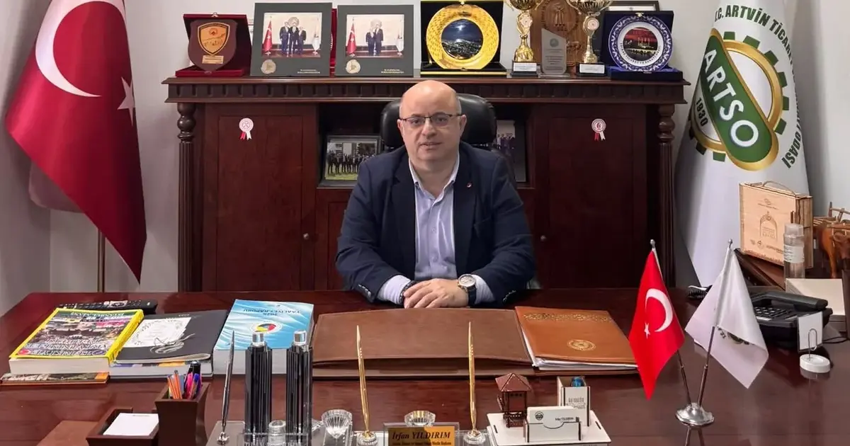 Artvin TSO'da Meclis Başkanı Yıldırım güven tazeledi