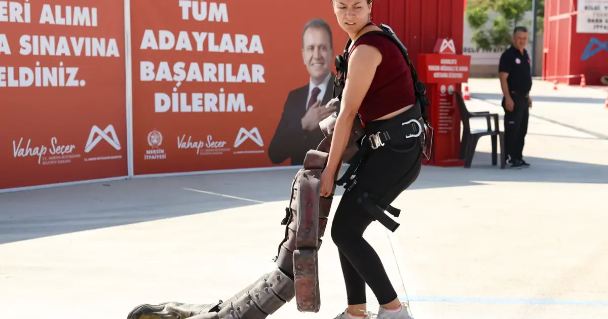 İtfaiye eri olmak için kıyasıya yarıştılar