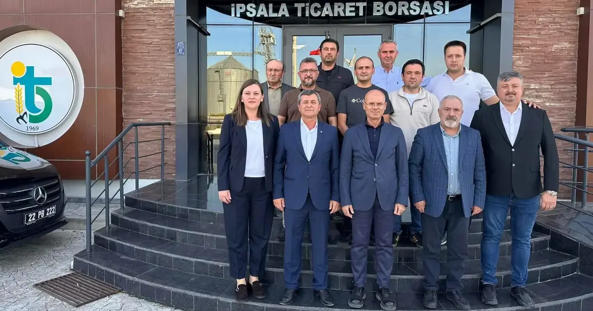 İpsala Ticaret Borsası’nda Necmi Sezer yeniden başkan seçildi