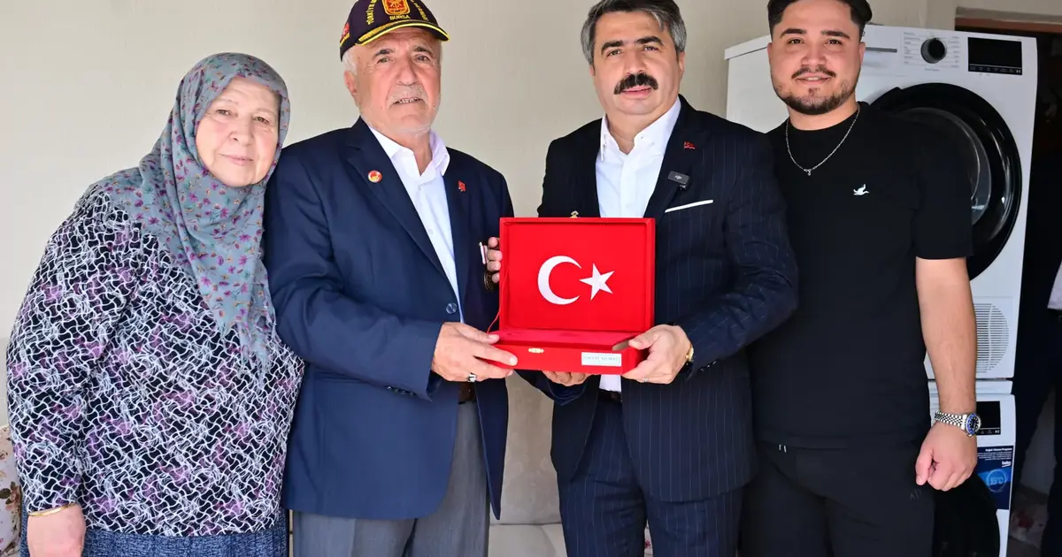 Bursa Yıldırım'da Başkan Yılmaz'dan vefa ziyareti
