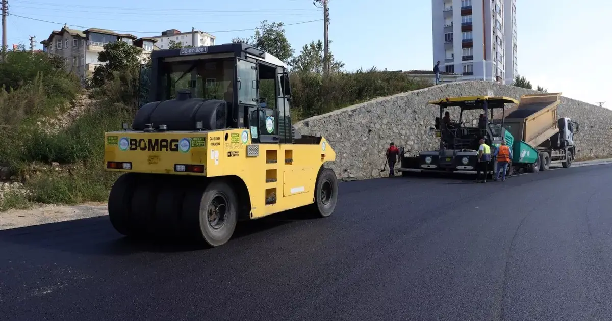 Ordu Fatsa’da asfalt mesaisi devam ediyor - Gündem Haberleri