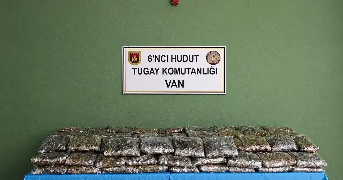 Van hudut hattında 59 kilo uyuşturucu ele geçirildi