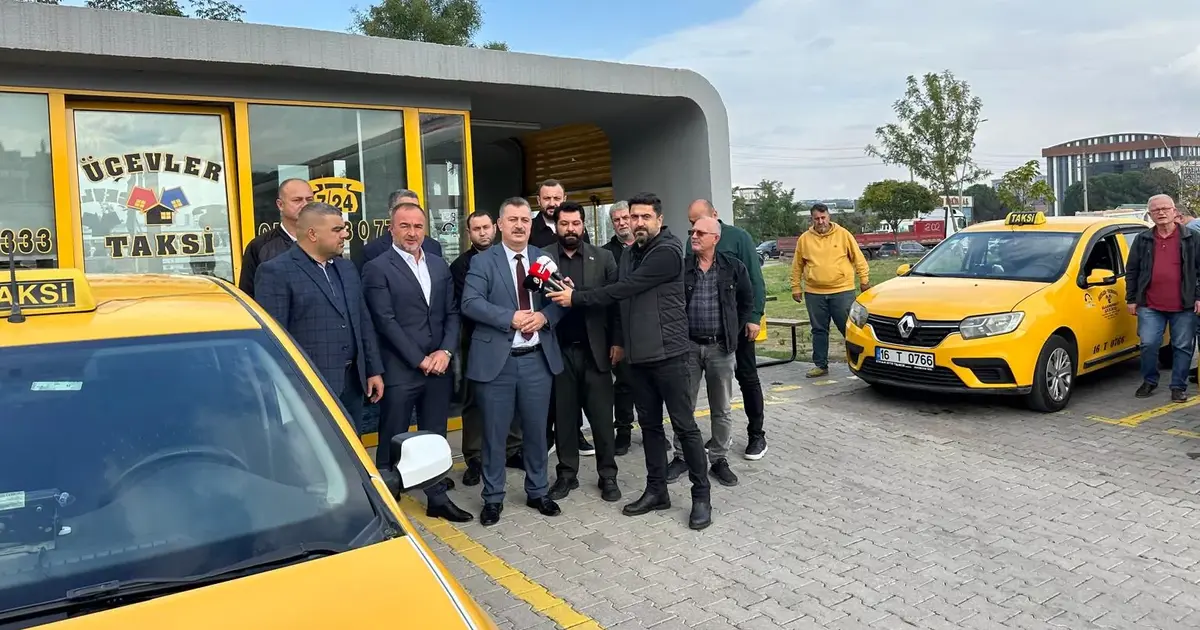 Anahtar Parti Bursa’dan taksi esnafına destek... Kuralsız taşımacılığa karşıyız
