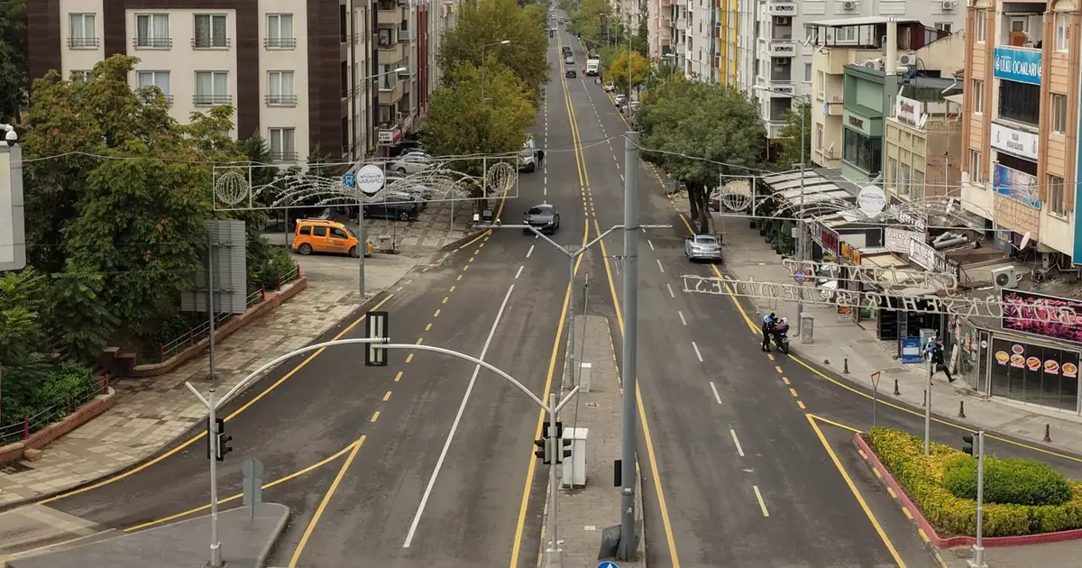 Gaziantep'in ana arterleri yenilendi