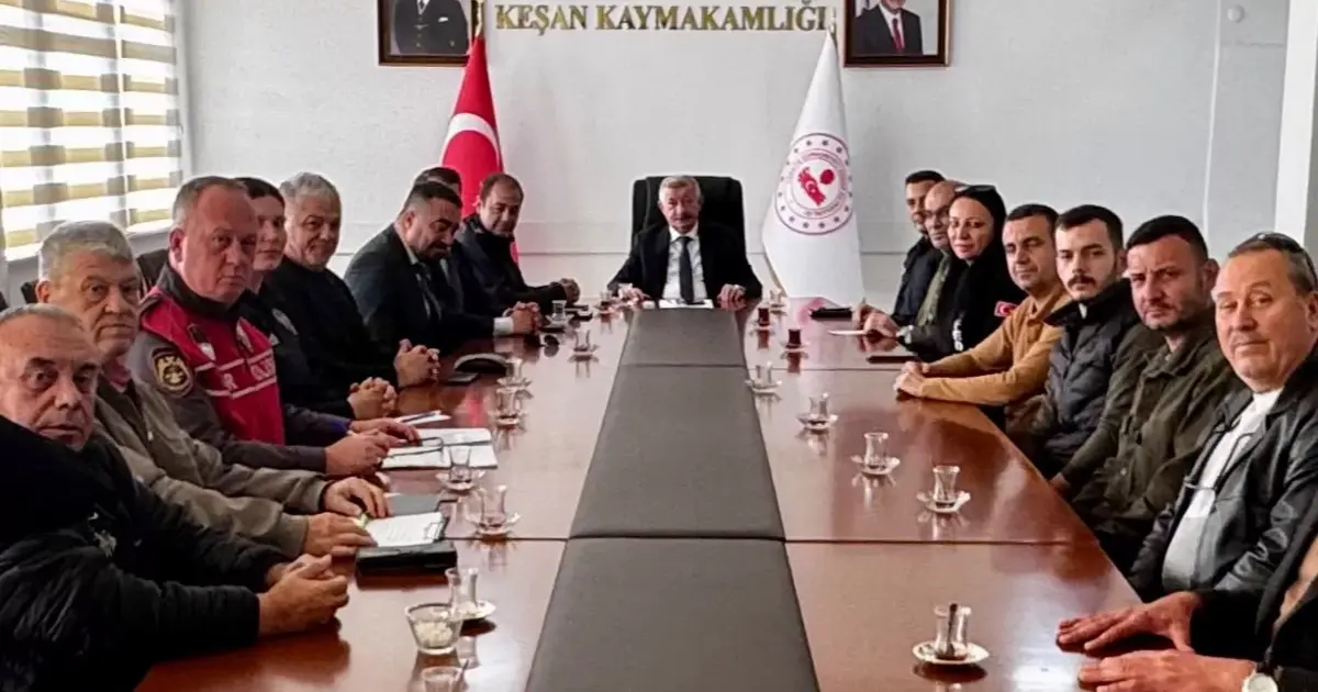 Keşan İlçe Spor Güvenlik Kurulu toplandı