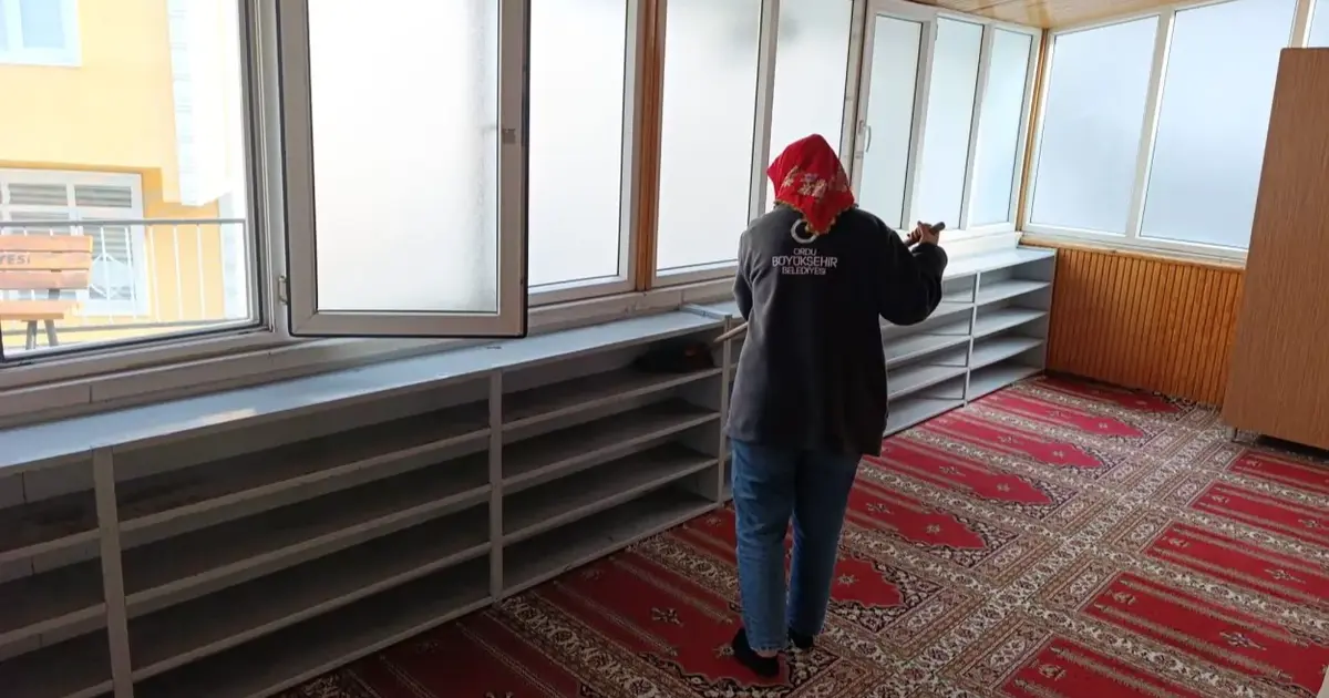 Ordu’nun camilerinde temizlik mesaisi