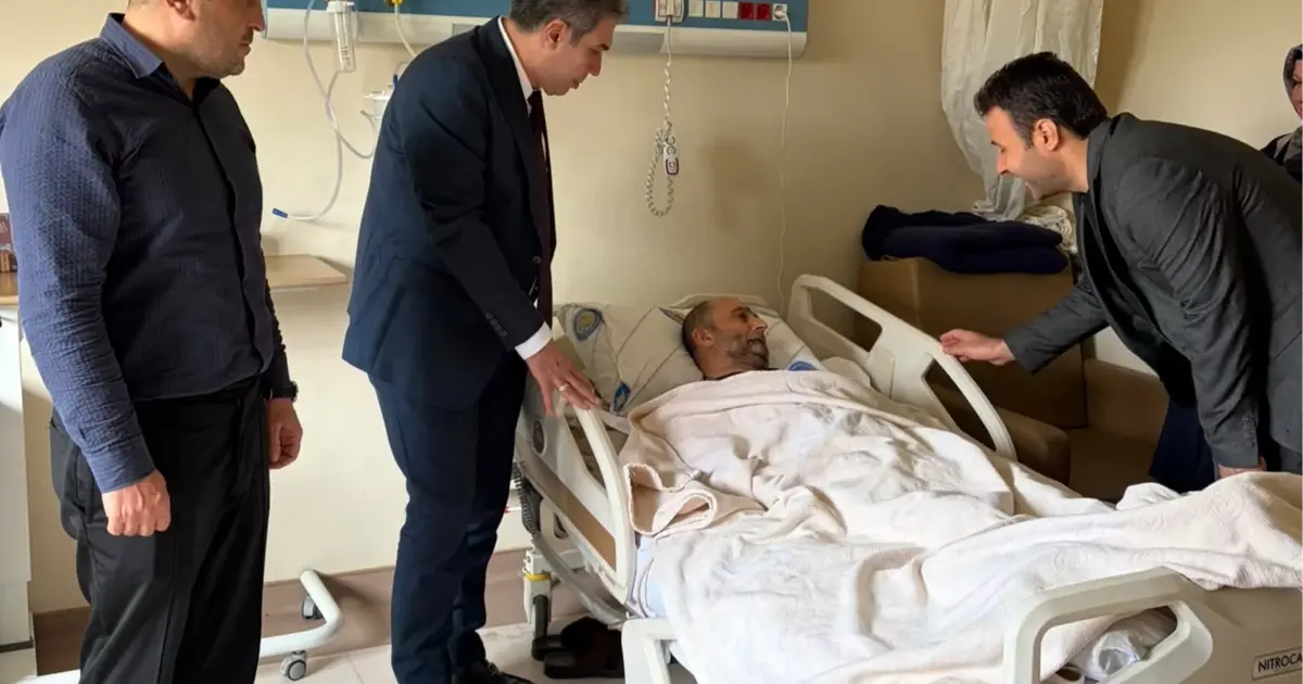 Batman Sason'da Başkan Demir’den hastalara ziyaret