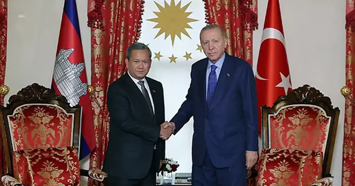 Kamboçya Başbakanı Dolmabahçe’de