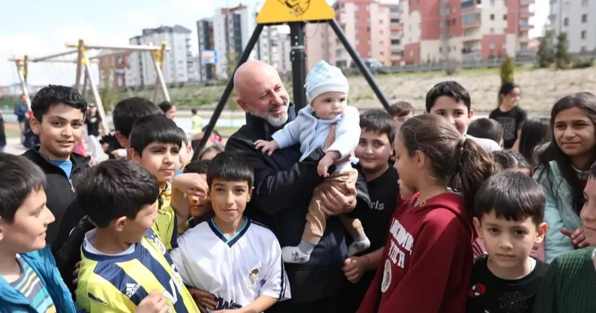 Kayseri Kocasinan'ın parkları çocuklara katkı sağlıyor