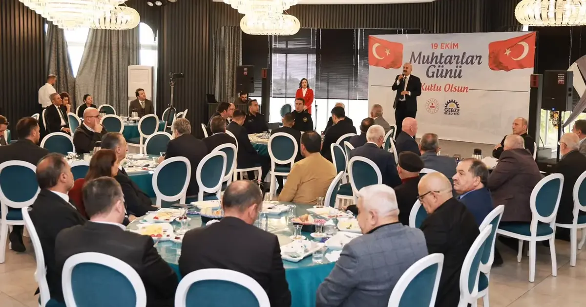 Gebze’de Muhtarlar Günü buluşması