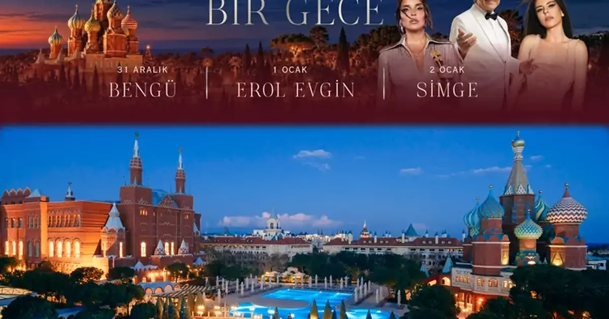 Kremlin Palace’ta yılbaşı saray ihtişamıyla karşılanıyor