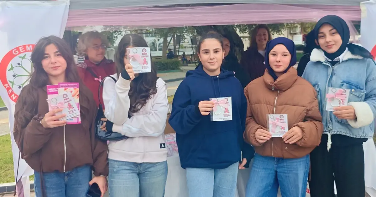 Gemlik’te meme kanserine karşı farkındalık