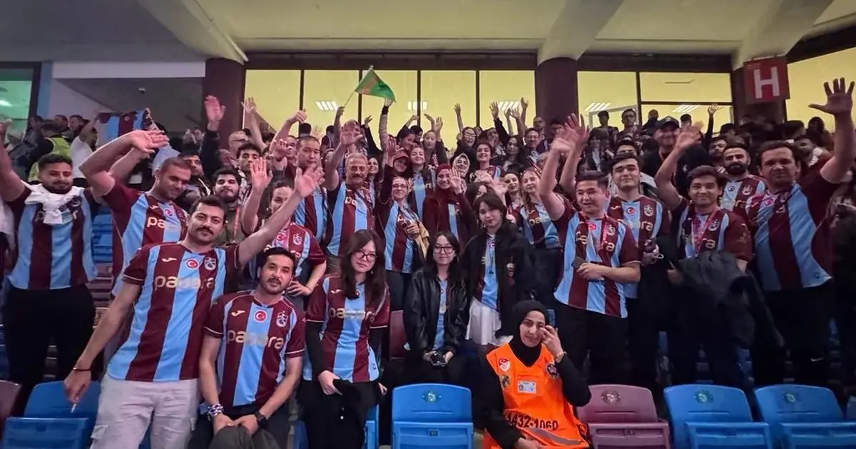 Türk Dünyası gençleri Trabzonspor coşkusuna ortak oldu