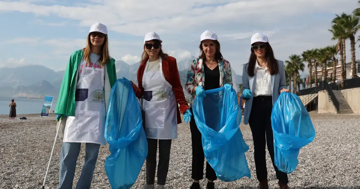 Antalya'da Konyaaltı sahillerinde plastik atıklara karşı yeni proje
