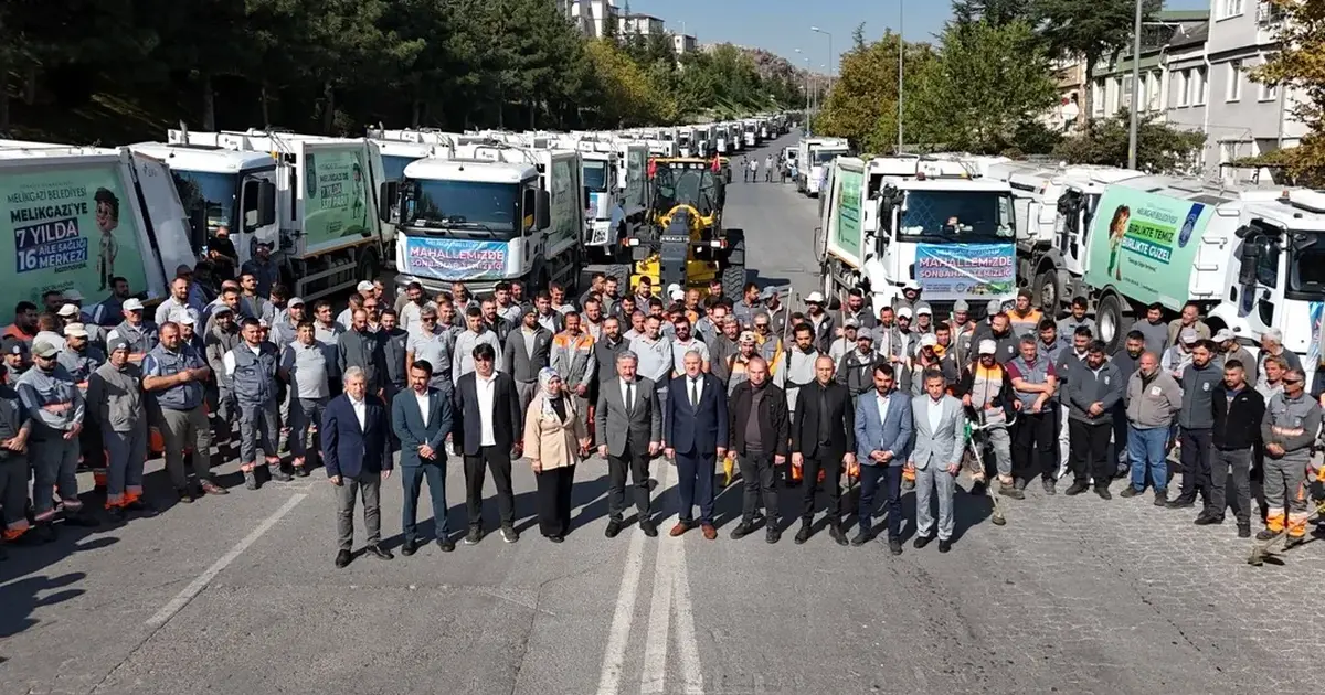 Kayseri Melikgazi'den geniş kapsamlı temizlik
