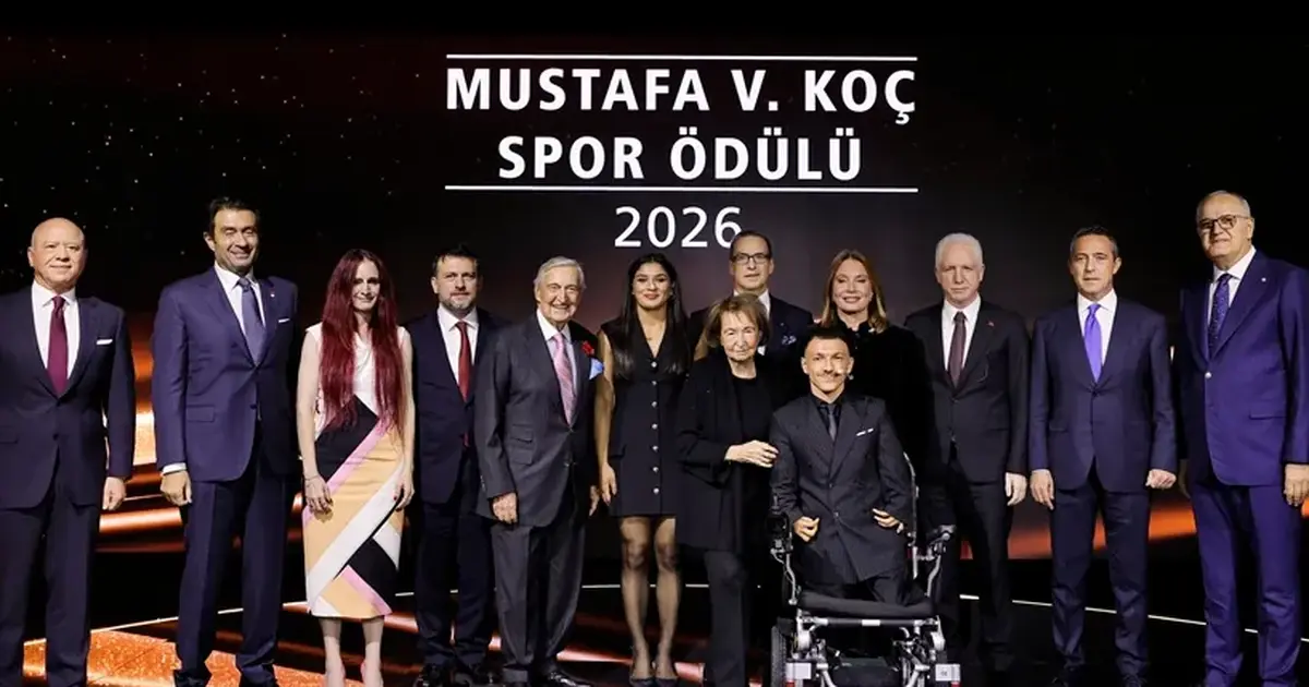 2026 Mustafa V. Koç Spor Ödülü'nün sahibi oldu