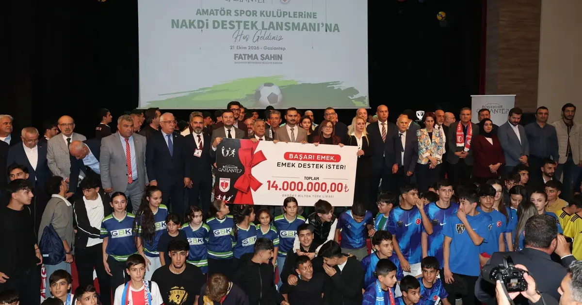 Gaziantep’te 115 amatör spor kulübüne 14 milyon lira destek - Spor Haberleri