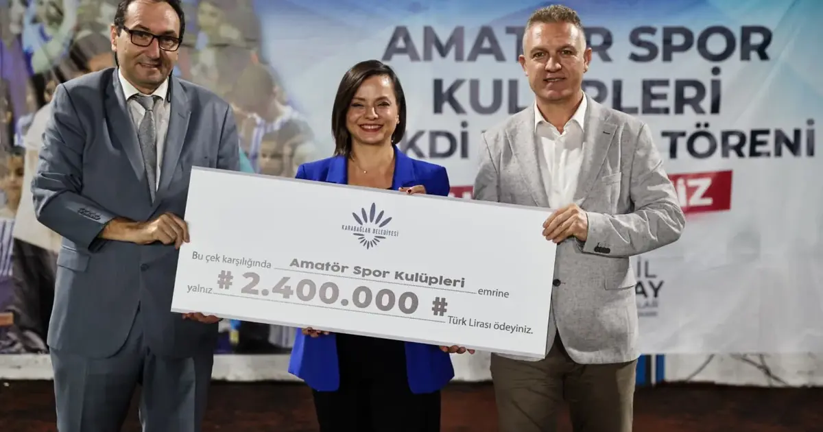 Karabağlar'da amatör spora 2,4 milyon TL destek