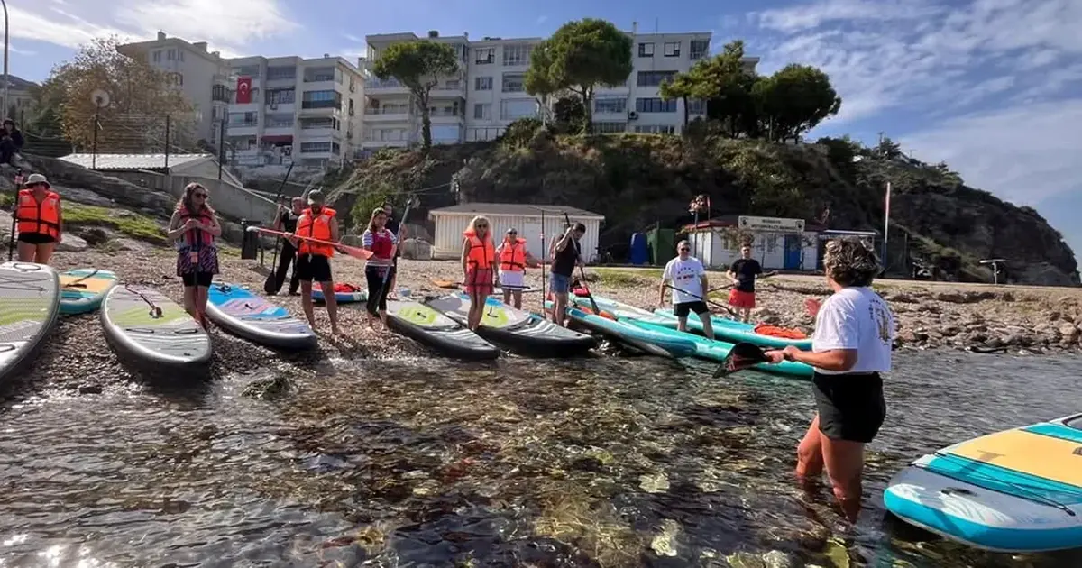 Mudanya’da öğretmenlere deniz üzerinde sürpriz etkinlik