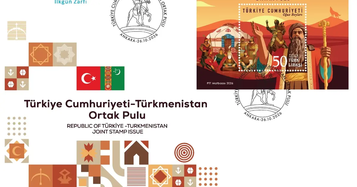 PTT’den 'Türkiye-Türkmenistan' temalı anma pulu