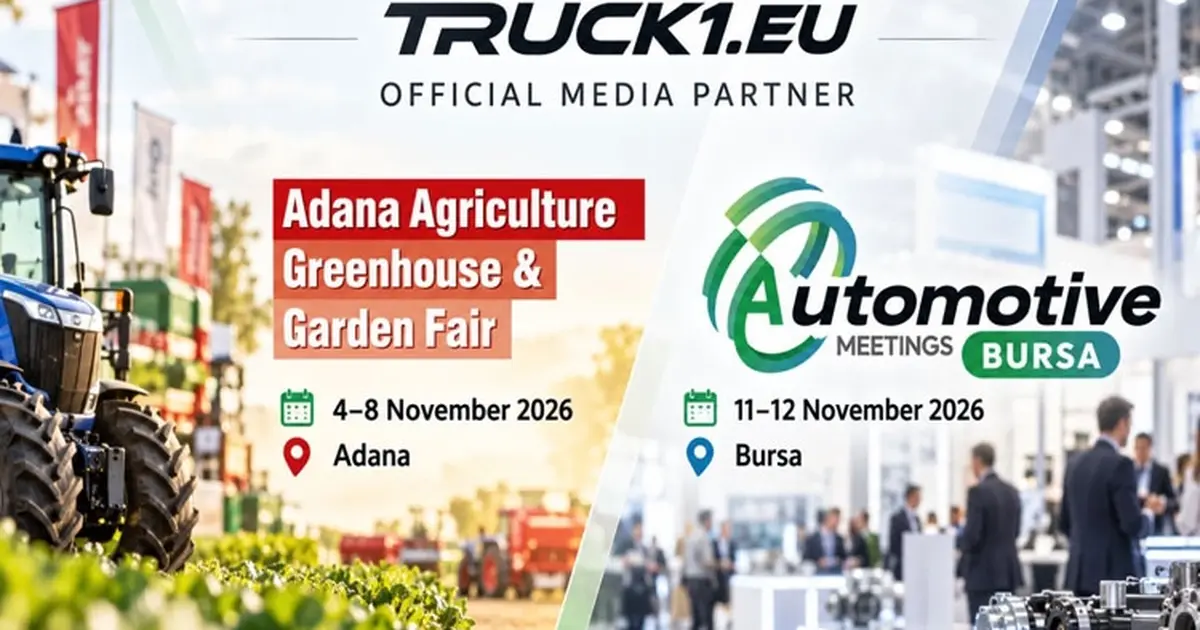 Truck1’den Türkiye’de iki büyük sektör buluşmasına medya desteği