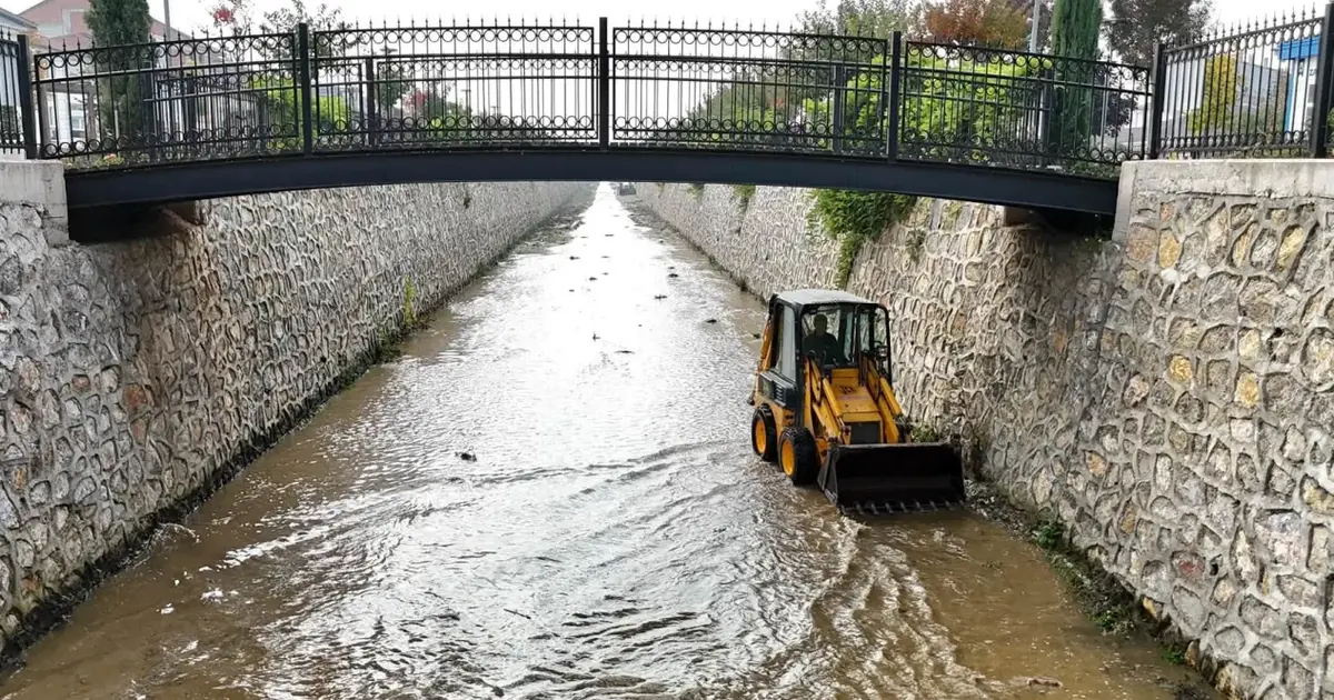 Bursa İnegöl'den yağış öncesi taşkınlara karşı önlem