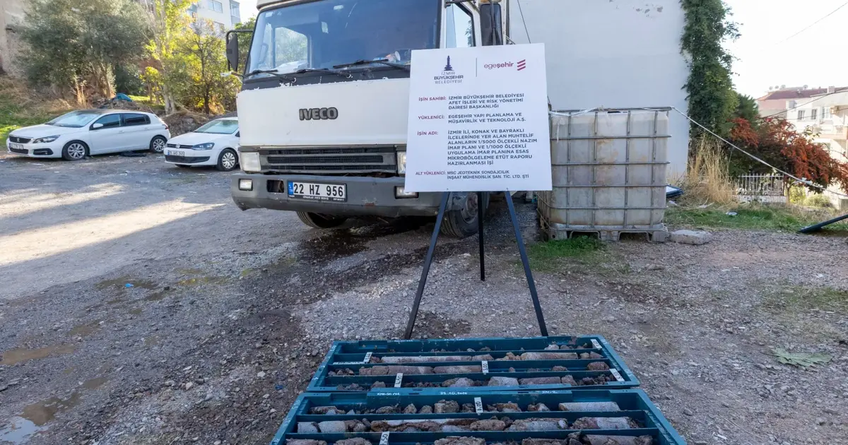 İzmir’in zemin haritası çıkarılıyor... O çalışmalar Konak ve Bayraklı’da sürüyor