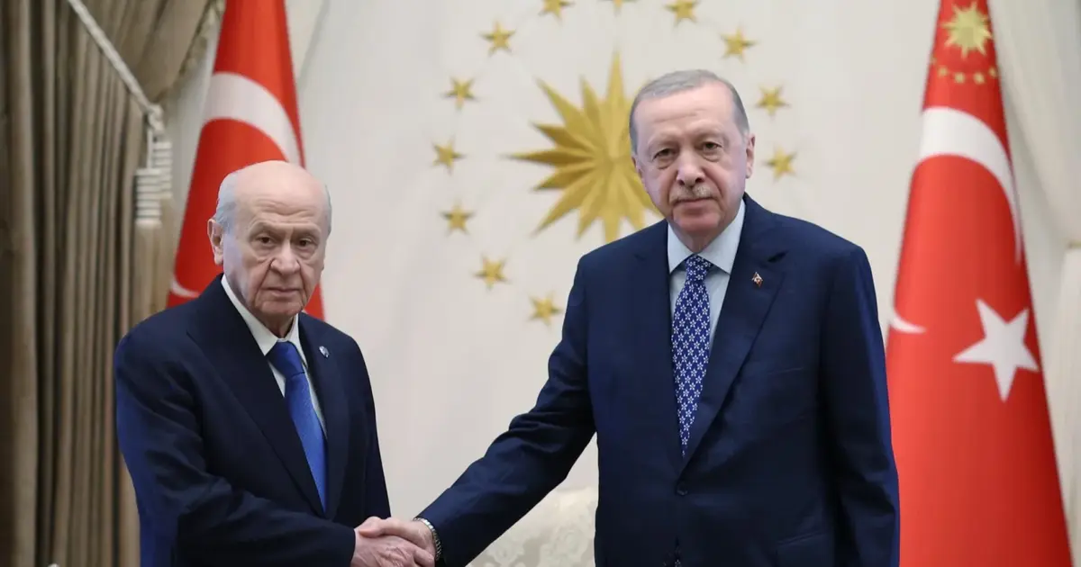 Erdoğan, Bahçeli’yi Külliye'de kabul etti