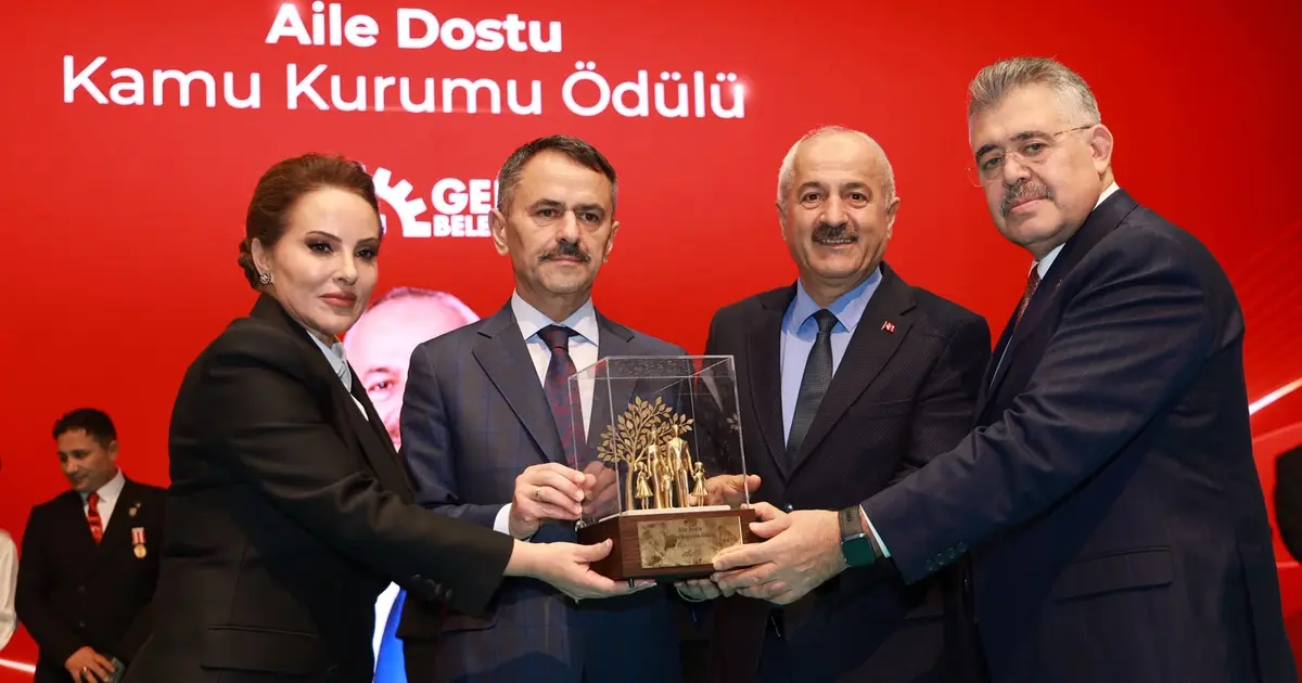 Kocaeli Gebze Belediyesi’ne Aile Dostu İşletmeler Ödülü