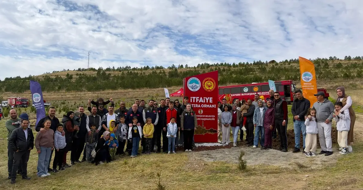 Kayseri İtfaiyesi'nden 100'üncü yıla özel etkinlik