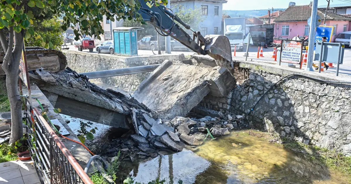 Mudanya Çekrice'ye Büyükşehir'den çift şeritli köprü