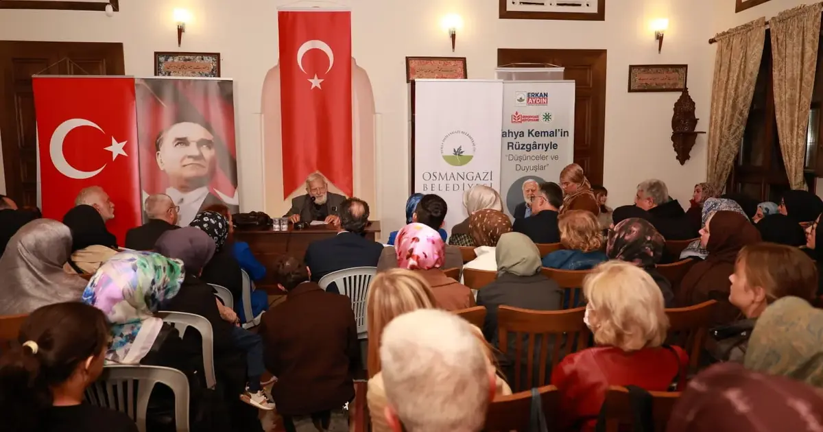 Bursa Osmangazi'de Sadettin Ökten’den Yahya Kemal’in fikir dünyasına yolculuk