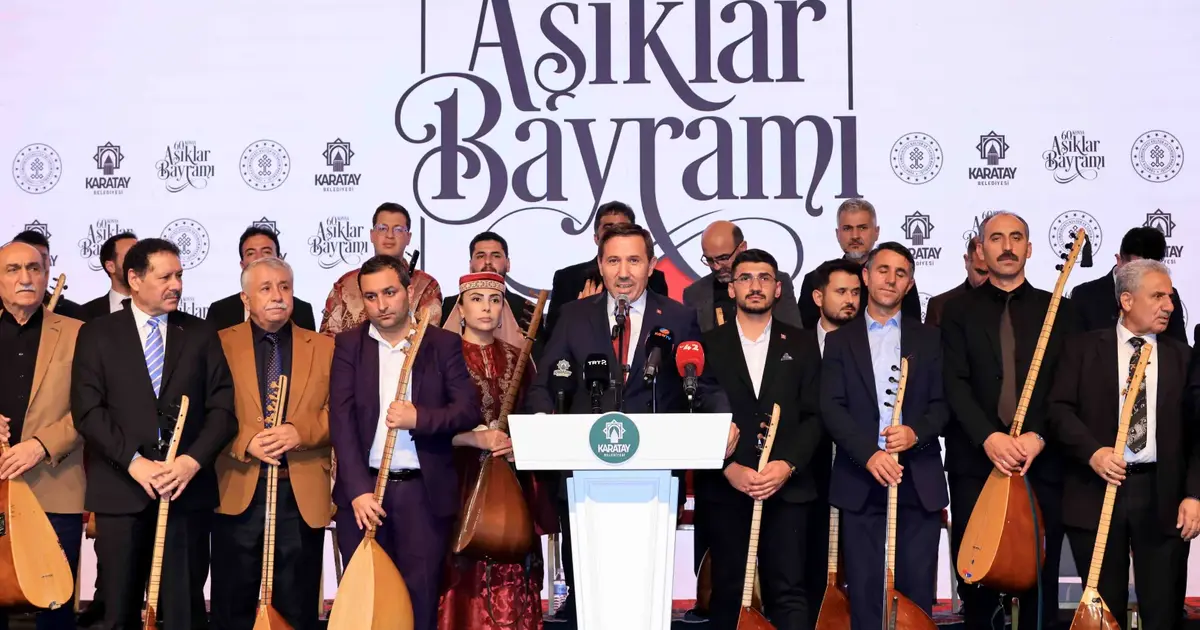 60. Konya Âşıklar Bayramı muhteşem finalle taçlandı