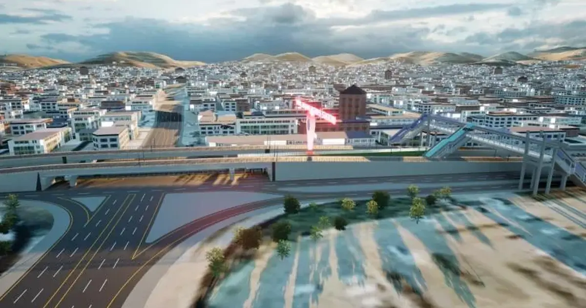 Eyyübiye Köprülü Kavşağı’nda hummalı çalışma