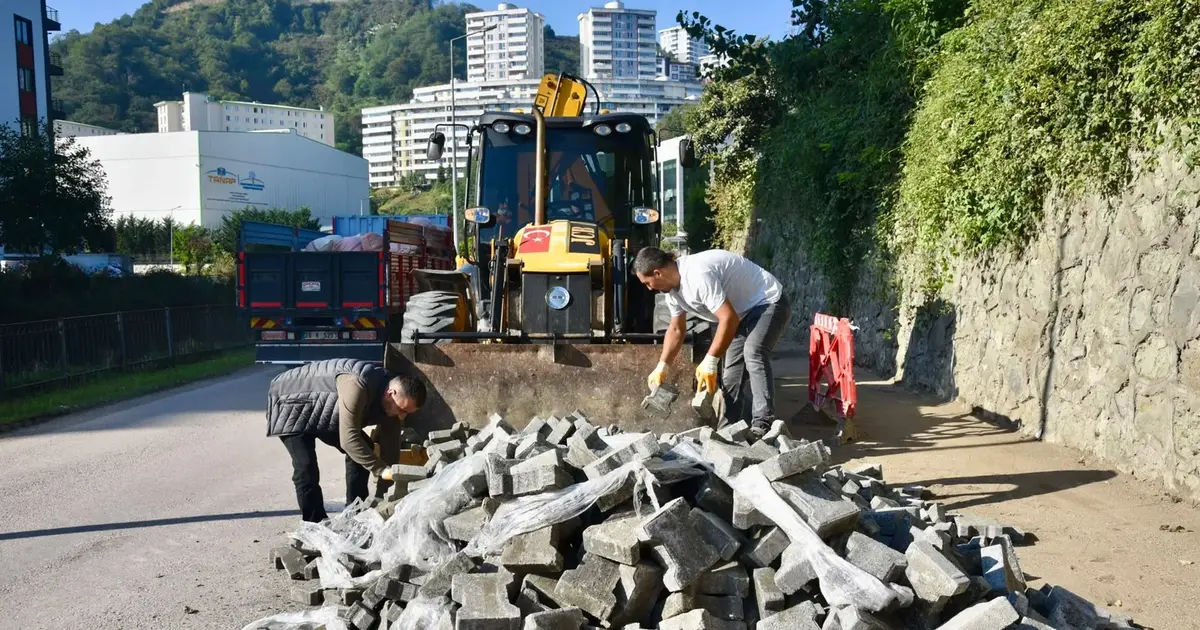 Giresun'da yol ve altyapı çalışmaları devam ediyor - Gündem Haberleri
