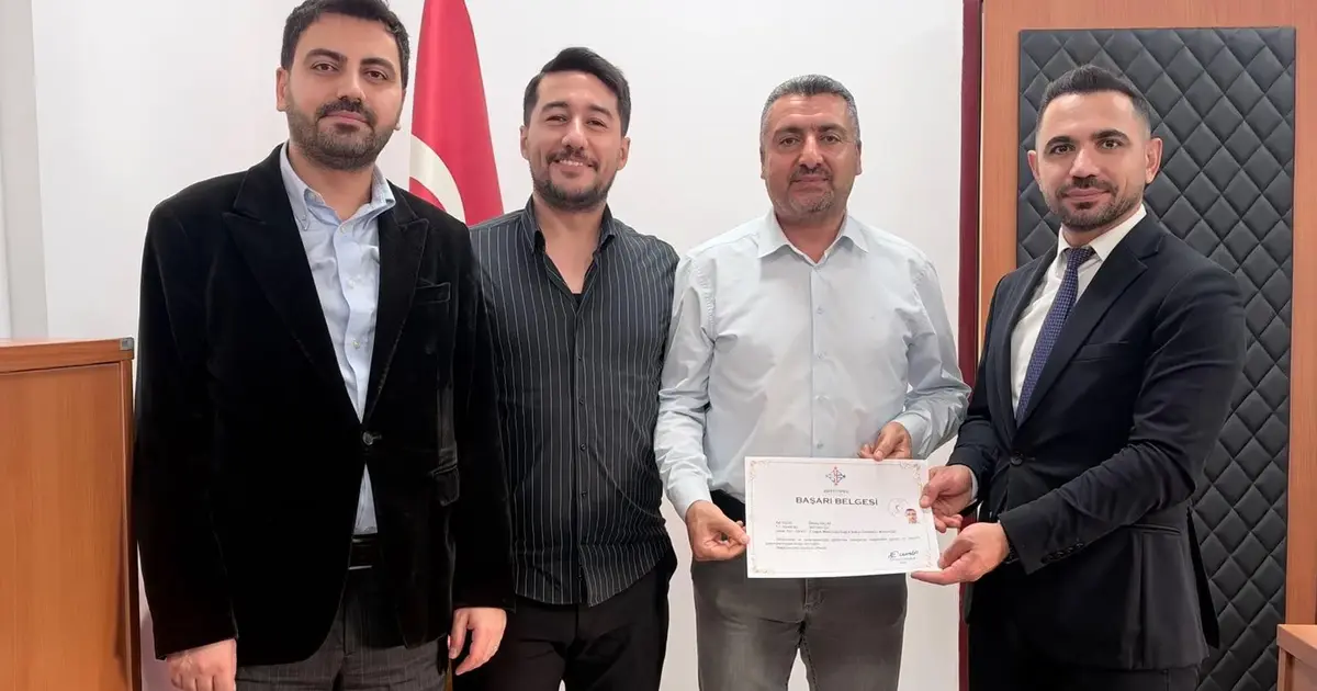 Kozluk Devlet'te örnek personele başarı belgesi verildi