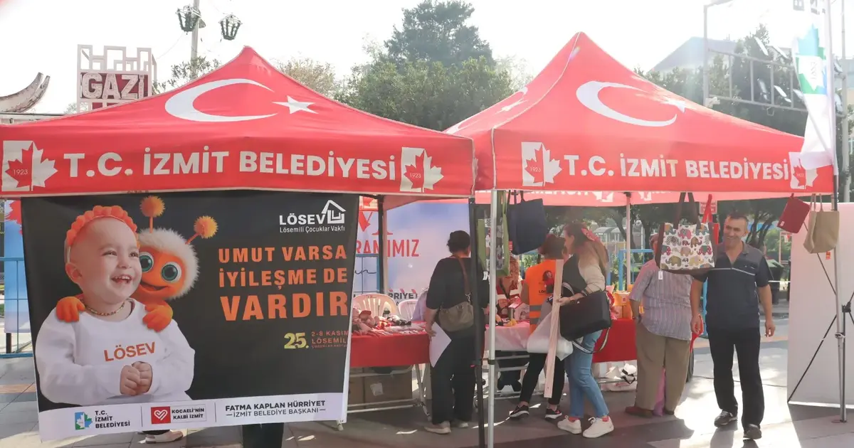 Kocaeli İzmit'te lösemili çocuklara destek
